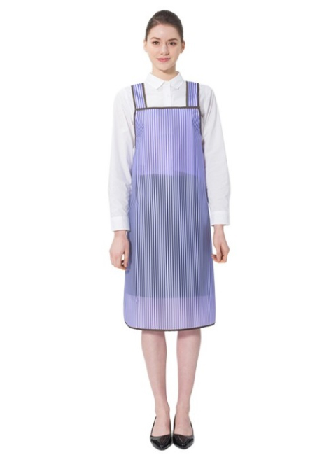 스트라이프 기능성 우레탄 H형 방수 앞치마(중) 3color